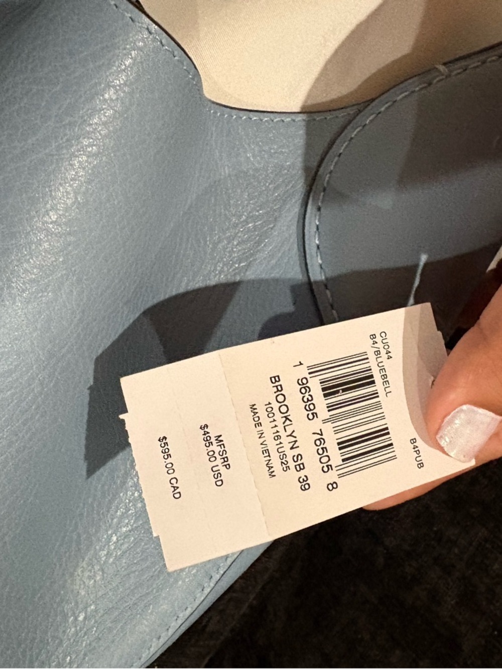 Coach Brooklyn Shoulder Bag 28Bag in Slate Blue - Picture 3 of 10